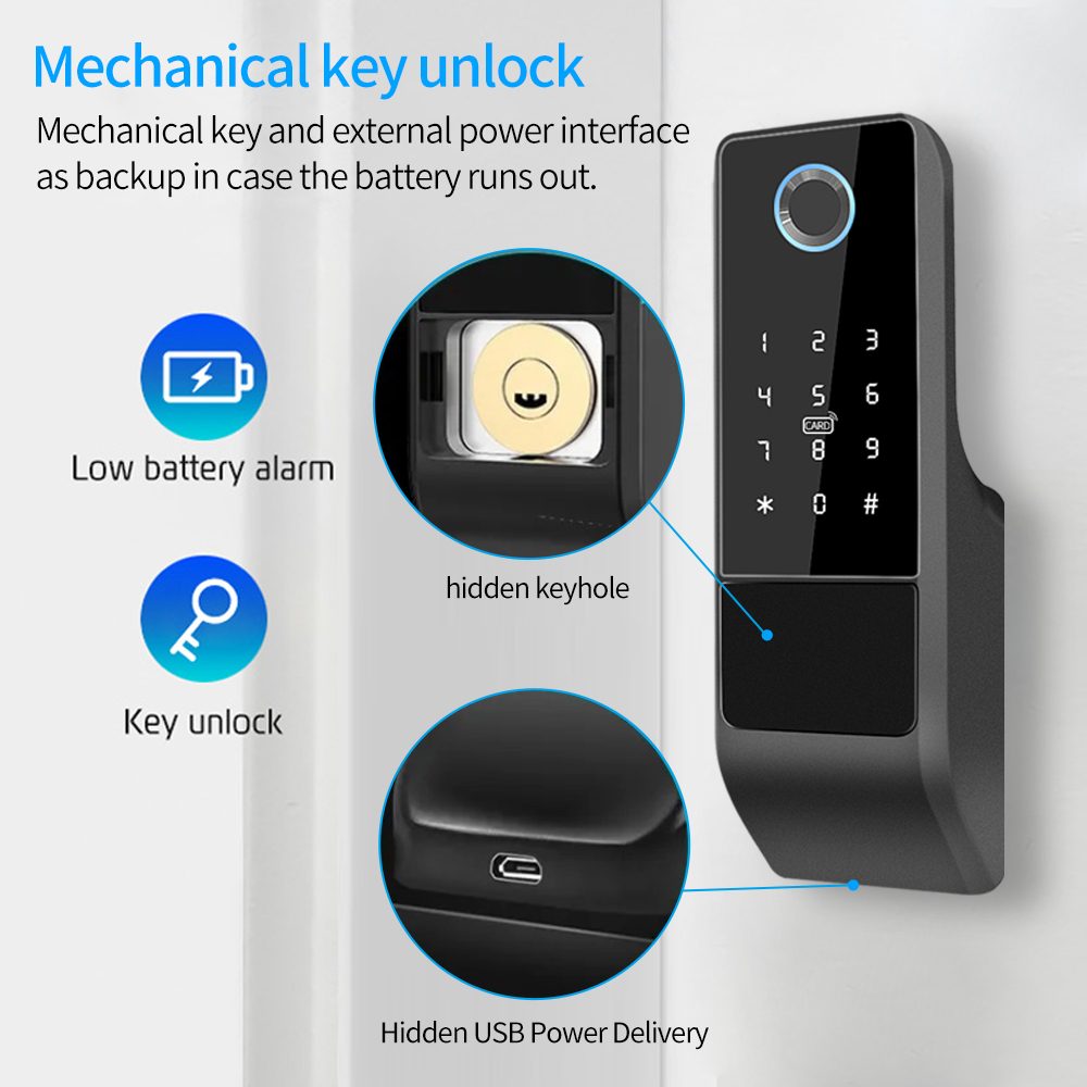 IP65 กันน้ํา TTLock ลายนิ้วมือ - Smart Garden Lock บทวิจารณ์และราคา