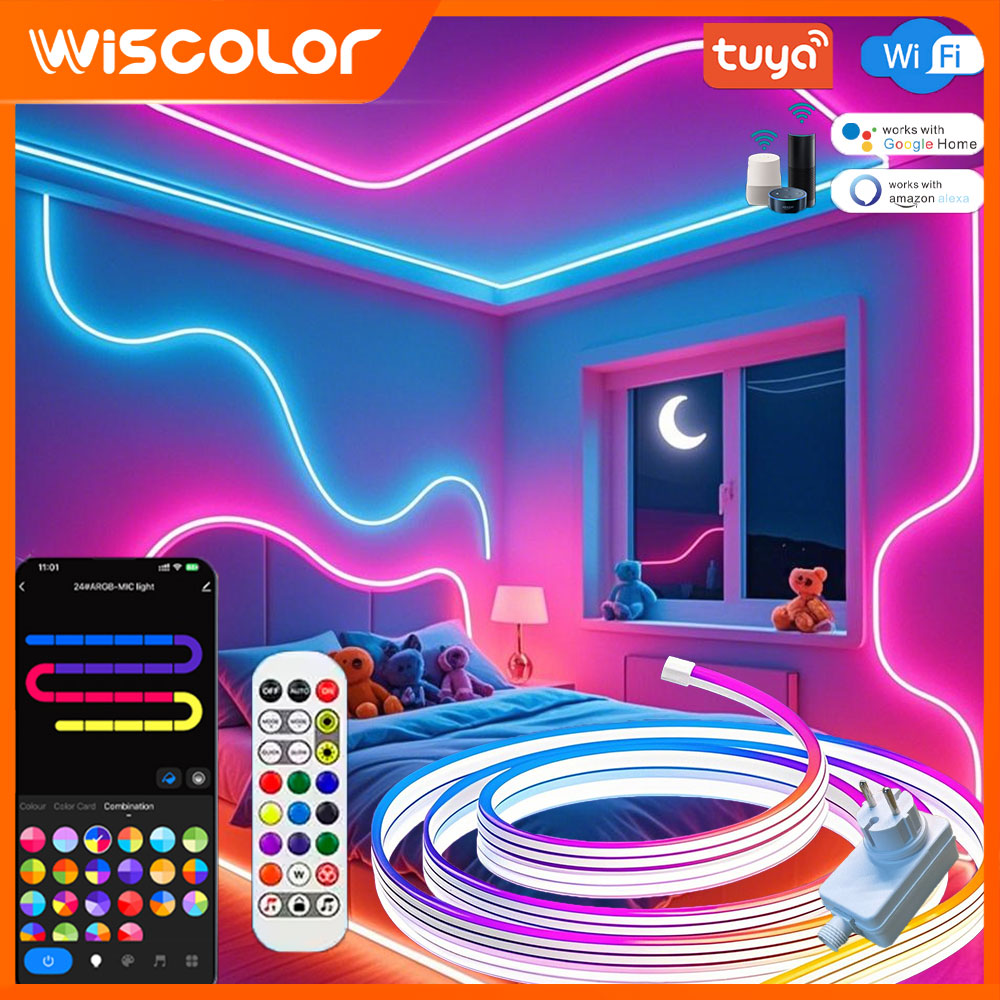 WISCOLOR ไฟ LED Neon Strip แบบ - Smart Garden Rooms บทวิจารณ์และราคา