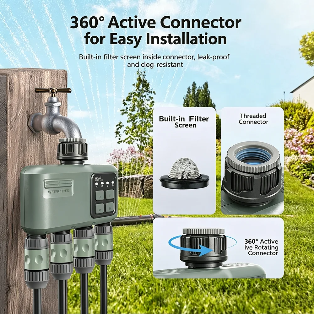 ตัวตั้งเวลาควบคุมการรดน้ำอัตโน - Smart Garden Lock บทวิจารณ์และราคา