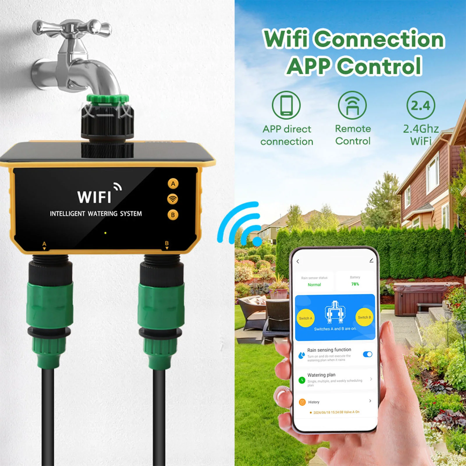 ตัวตั้งเวลาควบคุมการรดน้ำอัจฉร - Smart Garden Timer บทวิจารณ์และราคา