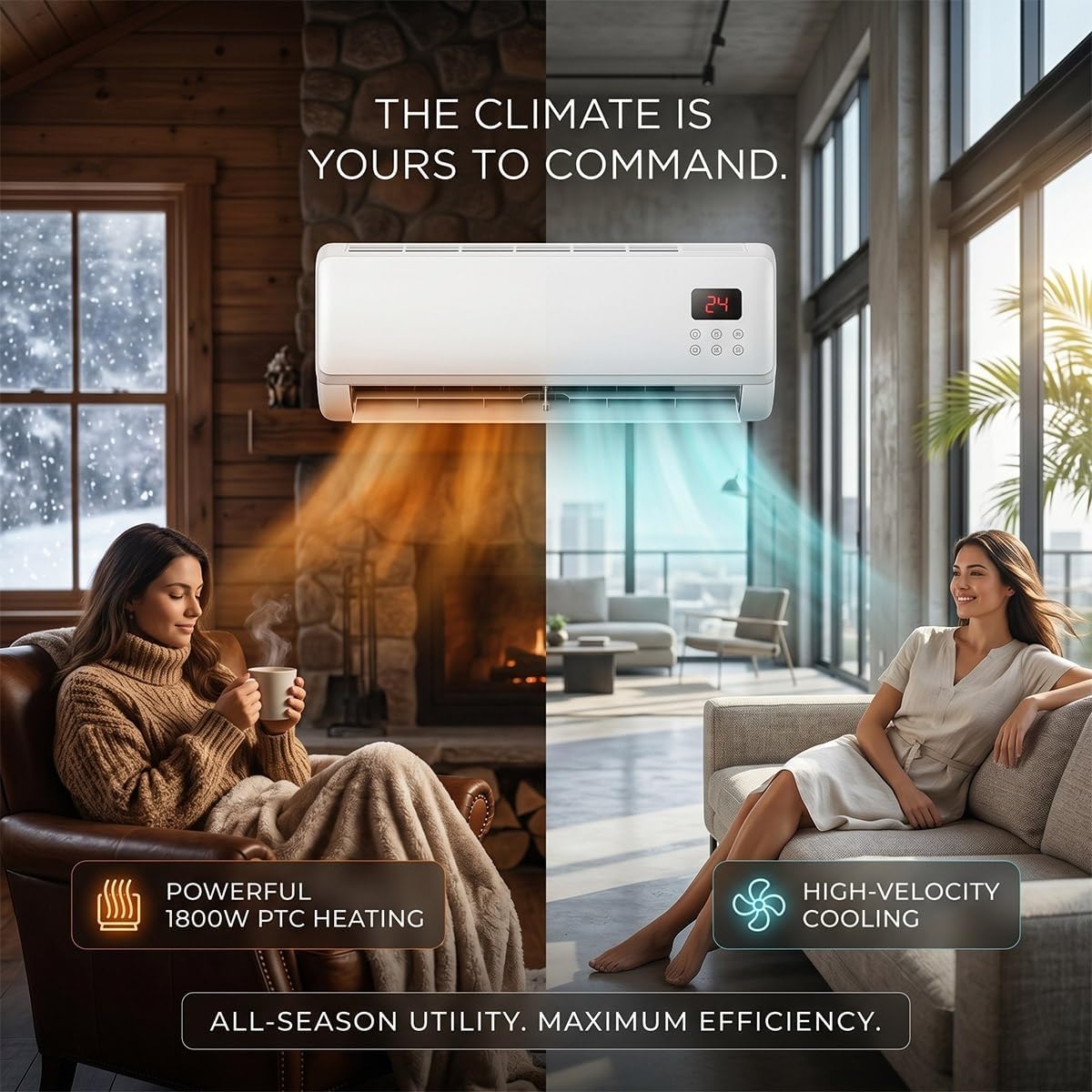 เครื่องปรับอากาศติดผนังพร้อมพั - Smart Garden Rooms บทวิจารณ์และราคา