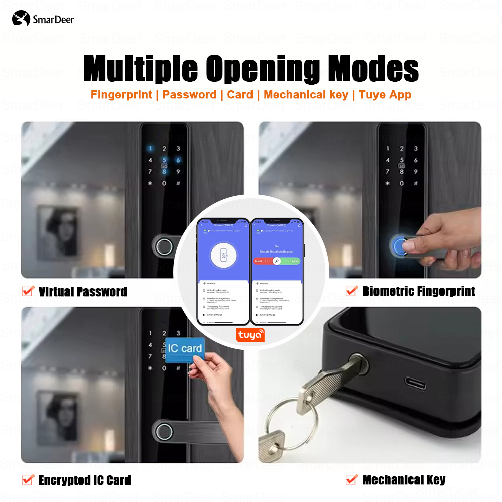 Smart Deer ล็อกประตูอิเล็กทรอน - Smart Garden Lock บทวิจารณ์และราคา