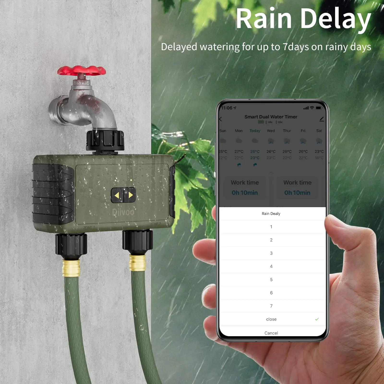 ไดวู ทิมเมด สปริงเกลอร์ สำหรับ - Smart Garden Lock บทวิจารณ์และราคา